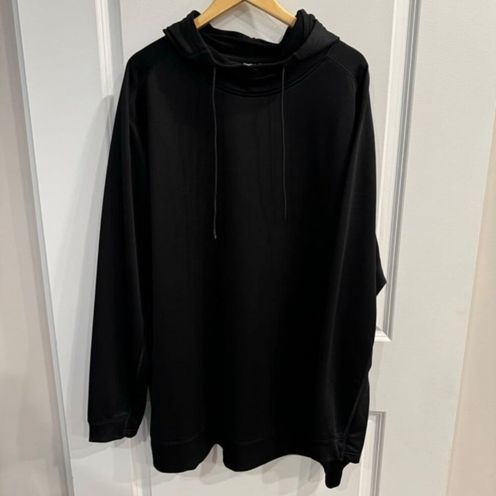 Men's 3XLT Reebok black lightweight hooded sweatshirt